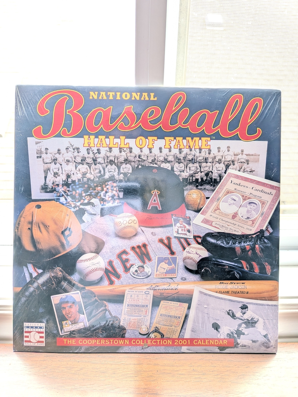 2001 ⚾ SEALED National Baseball Hall of Fame 12 Month Calendar NEW